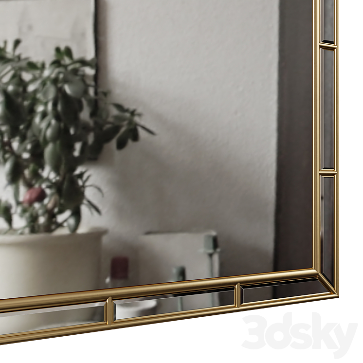 Mirror Wellington 3DS Max Model - thumbnail 2