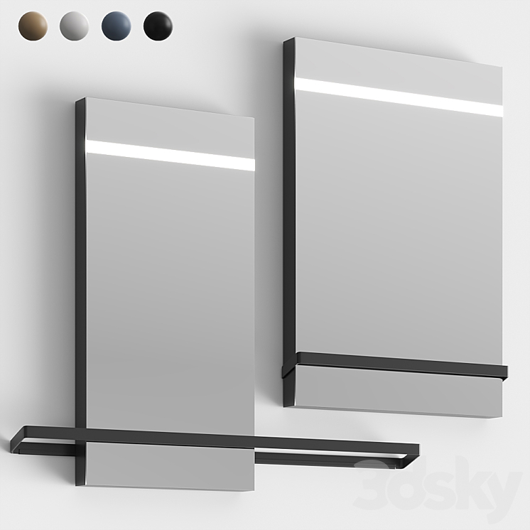 Mirrors BERTOCCI Fly 3DS Max - thumbnail 1