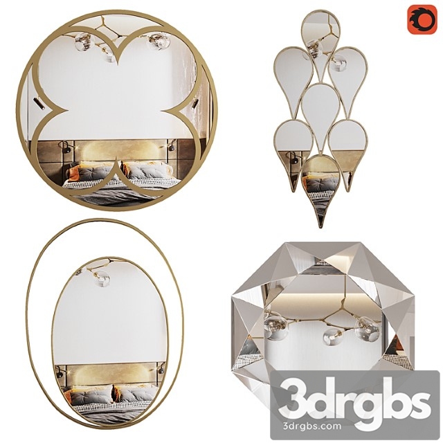 Mirrors Garda Decor 3dsmax Download - thumbnail 1