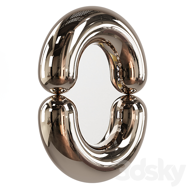 Mustache – Zodiac Mirror Platinum 3DSMax File - thumbnail 4