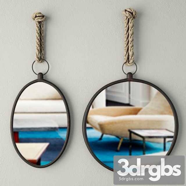 Nautical Wall Mirrors 3dsmax Download - thumbnail 1