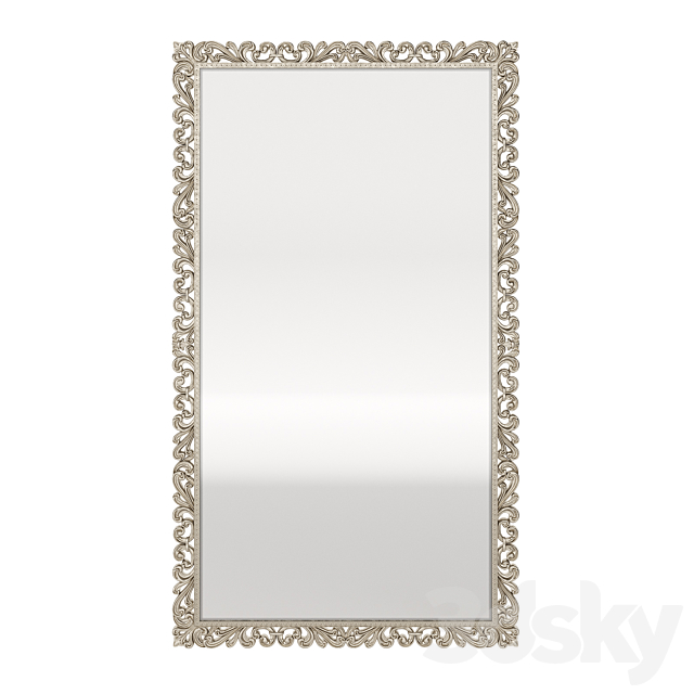 (OM) Jacqueline mirror any size Romano Home 3DSMax File - thumbnail 3