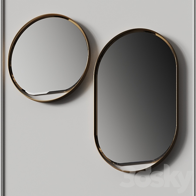 Opera Contemporary Gyselle Mirrors 3DSMax File - thumbnail 1