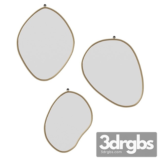 Organic shaped mirrors by west elm - thumbnail 1