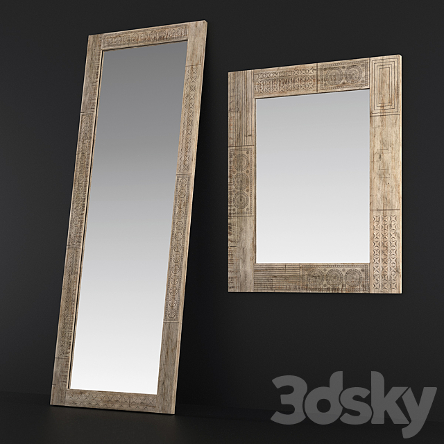 Pare series mirrors from Kare 3DSMax File - thumbnail 1