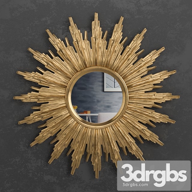 Petit miroir soleil 3dsmax Download - thumbnail 1