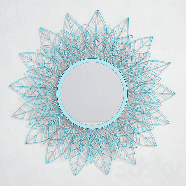 Pols Potten Sunflower Mirror 3DS Max Model - thumbnail 3