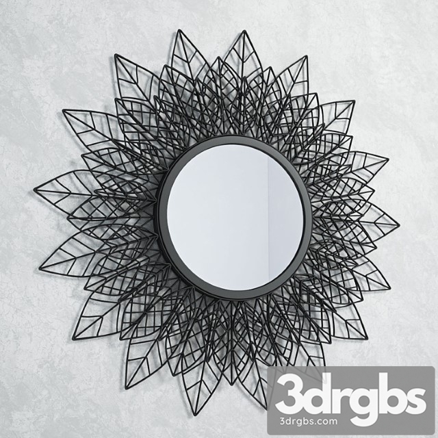 Pols potten sunflower mirror 3dsmax Download - thumbnail 1