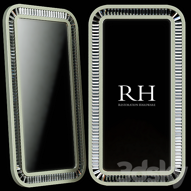 Restoration Hardware Lombard Prism Leaner Mirror 3DSMax File - thumbnail 1