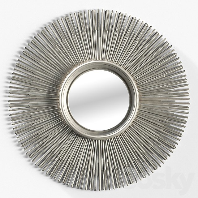 RH 17TH C. ROUND SUNBURST MIRROR 3DSMax File - thumbnail 1