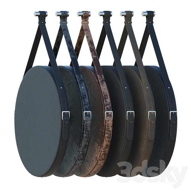 Round mirror 3DSMax File - thumbnail 2