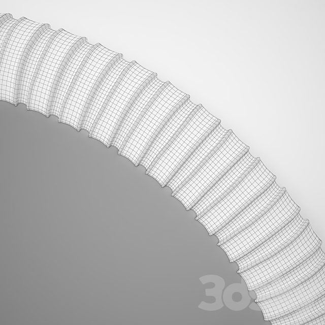 Round Mirror (baguette art.TL1151-3453) 3DS Max Model - thumbnail 3