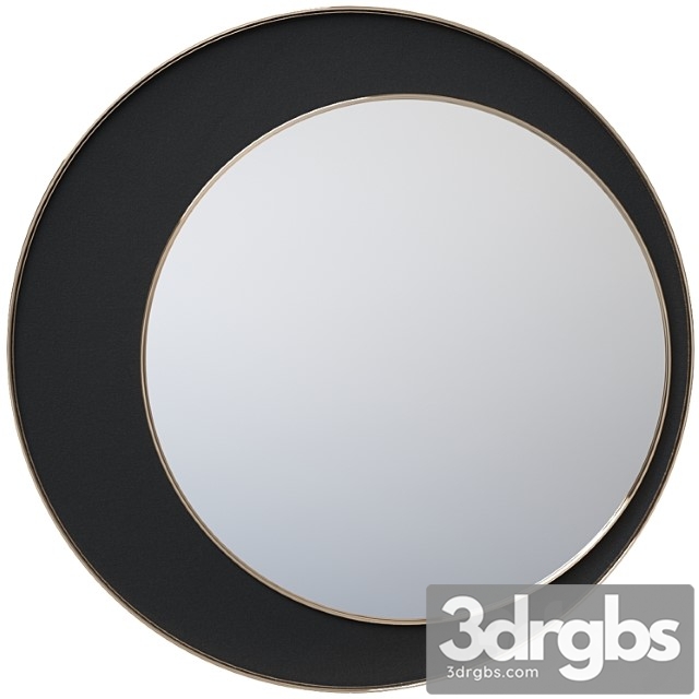 Round mirror with velor vigo laredoute 3dsmax Download - thumbnail 1