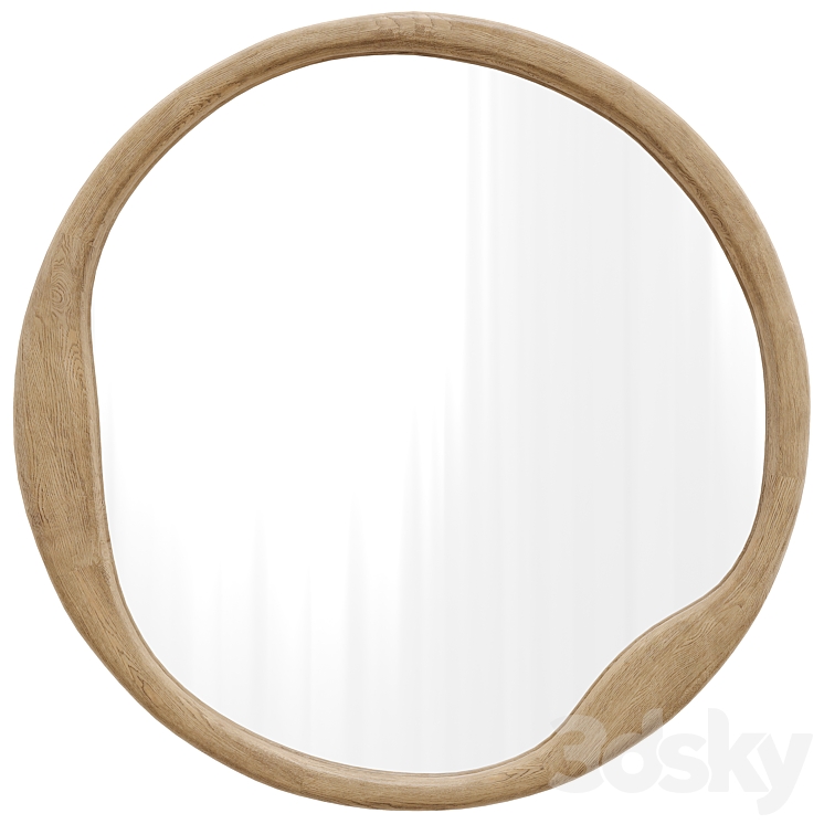 Round wall mirror Alora Round Wall Mirror by Pottery Barn 3DS Max Model - thumbnail 1