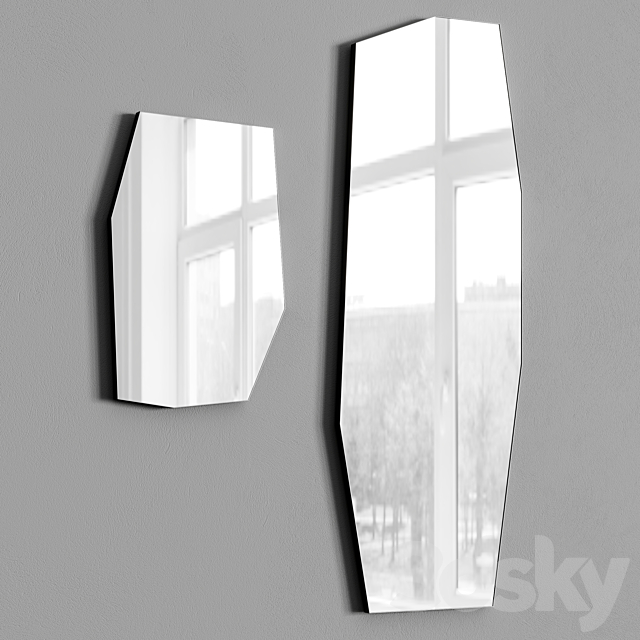 Shard Mirror by Ferm Living 3DS Max Model - thumbnail 2