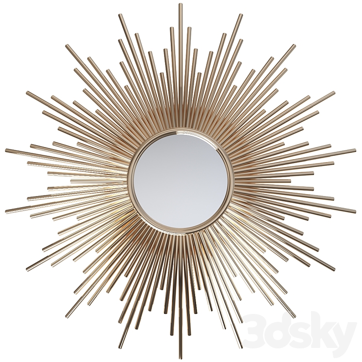 Soledad La Redoute Sun Shaped Mirror 3DS Max - thumbnail 1