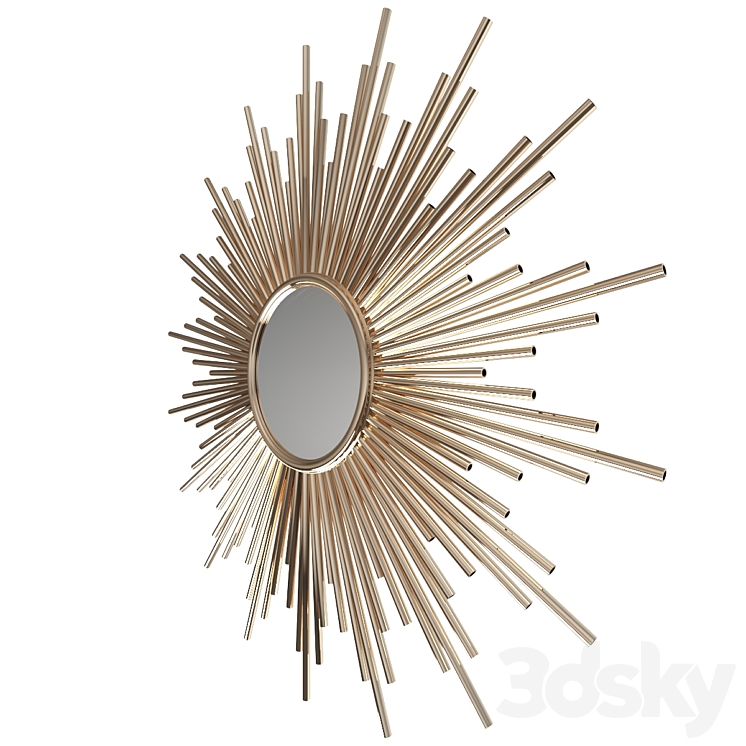 Soledad La Redoute Sun Shaped Mirror 3DS Max - thumbnail 2