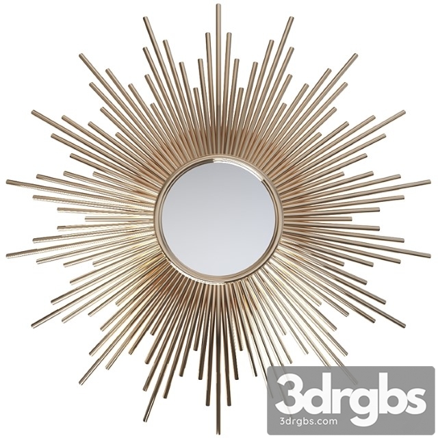 Soledad la redoute sun shaped mirror 3dsmax Download - thumbnail 1