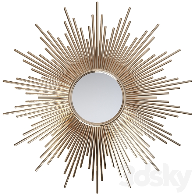 Soledad La Redoute Sun Shaped Mirror 3DSMax File - thumbnail 1