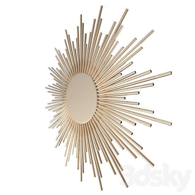 Soledad La Redoute Sun Shaped Mirror 3DSMax File - thumbnail 3