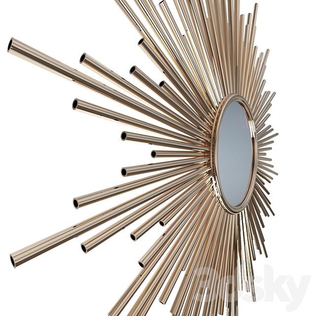 Soledad La Redoute Sun Shaped Mirror 3DSMax File - thumbnail 4