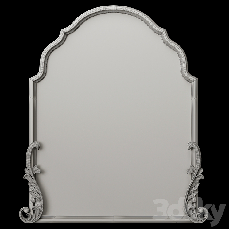 somuchbetterwithage french gold mirror 3DS Max - thumbnail 2