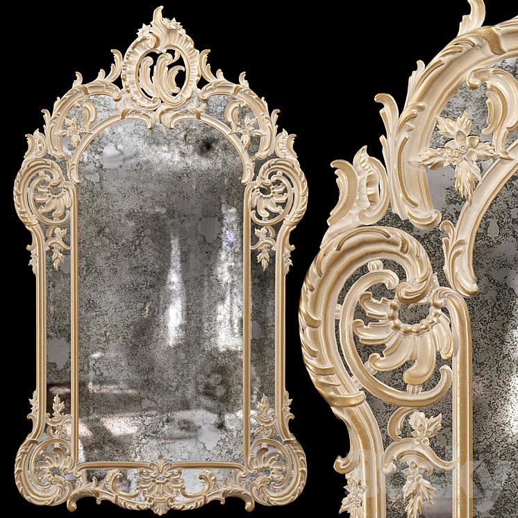 stavros george III style mirror 3DS Max - thumbnail 1