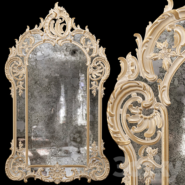 stavros george III style mirror 3DSMax File - thumbnail 1