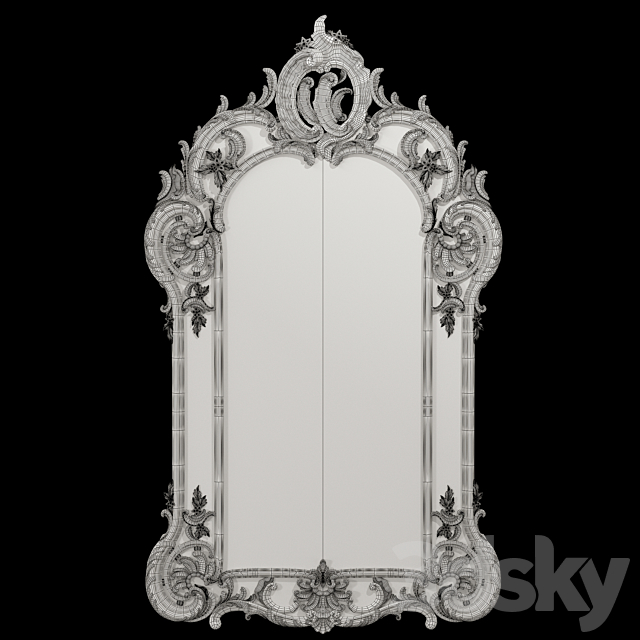 stavros george III style mirror 3DSMax File - thumbnail 3