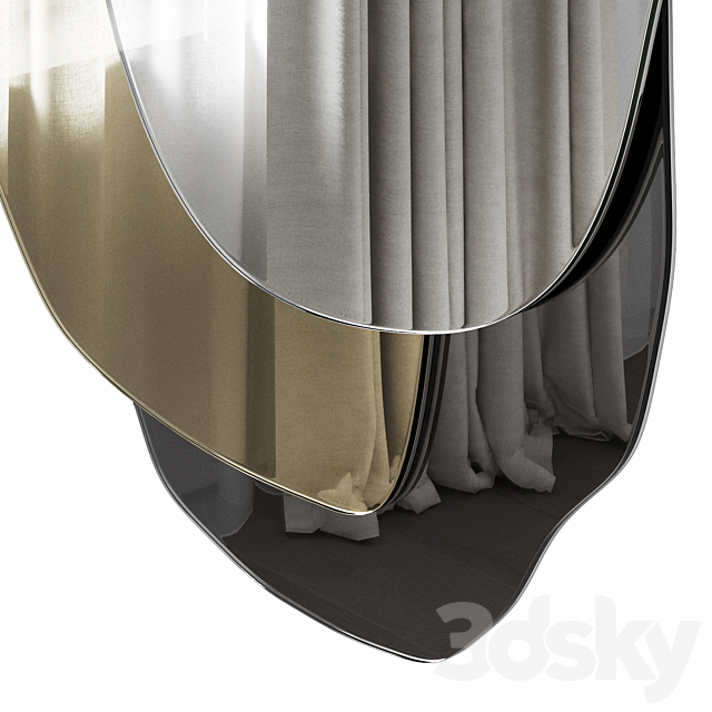 Strato Mirror by La Redoute 3DS Max Model - thumbnail 2