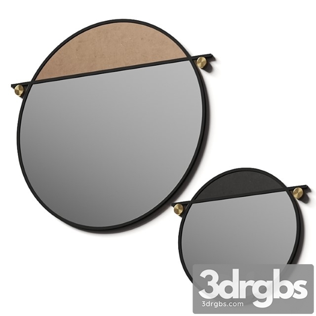 Studio matter made abal round mirrors - thumbnail 1