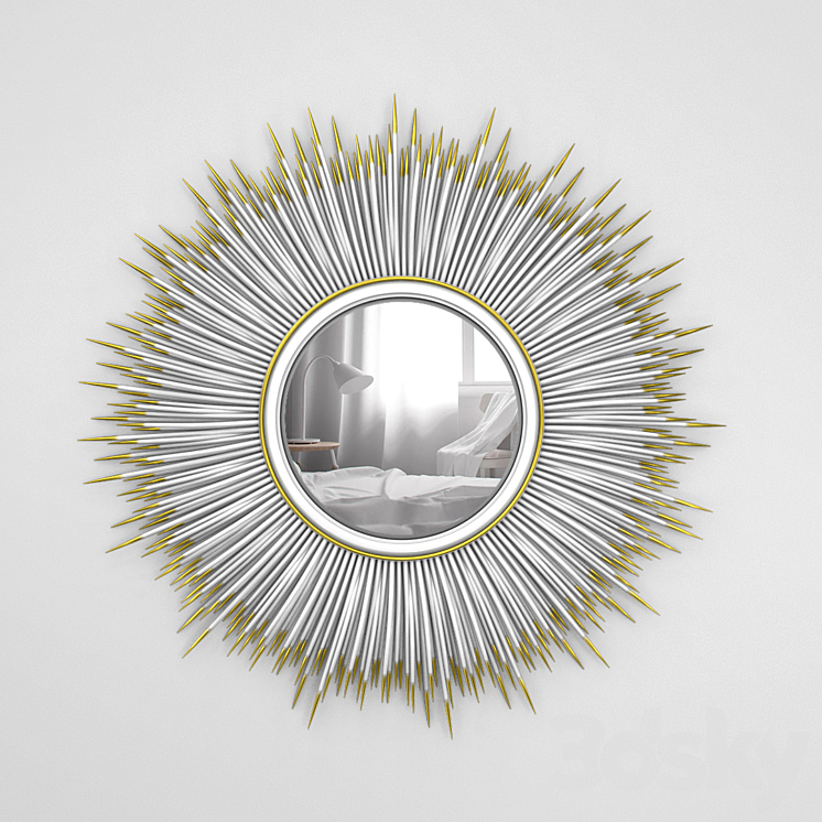 Sun mirror 3DS Max - thumbnail 2