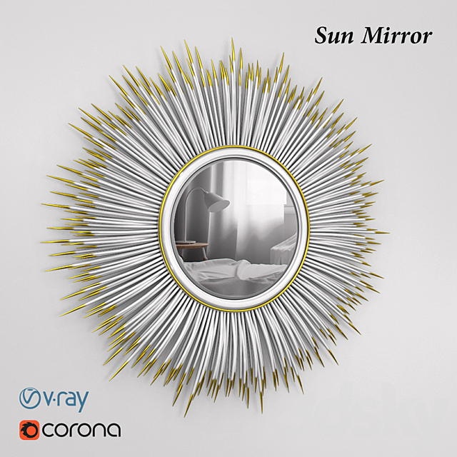 Sun mirror 3DSMax File - thumbnail 1