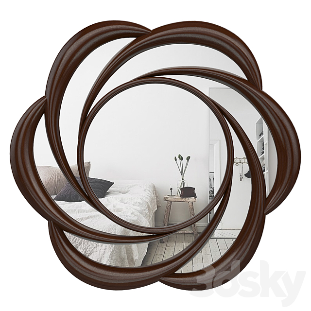 Swirl Frame Accent Mirror ANDO3232 3DSMax File - thumbnail 1