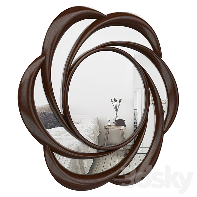 Swirl Frame Accent Mirror ANDO3232 3DSMax File - thumbnail 2