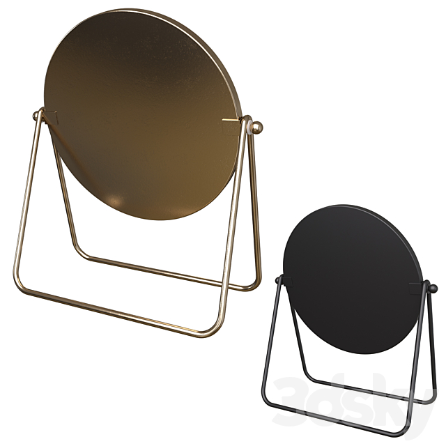 Table mirror from H&M home 3DS Max Model - thumbnail 2