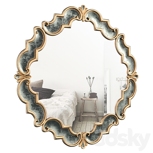 Vintondale Accent Mirror ARGD3097 3DSMax File - thumbnail 2