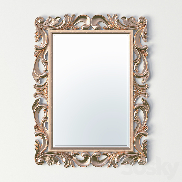 Wall mirror 3DS Max - thumbnail 1