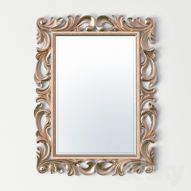 Wall mirror 3DS Max - thumbnail 3