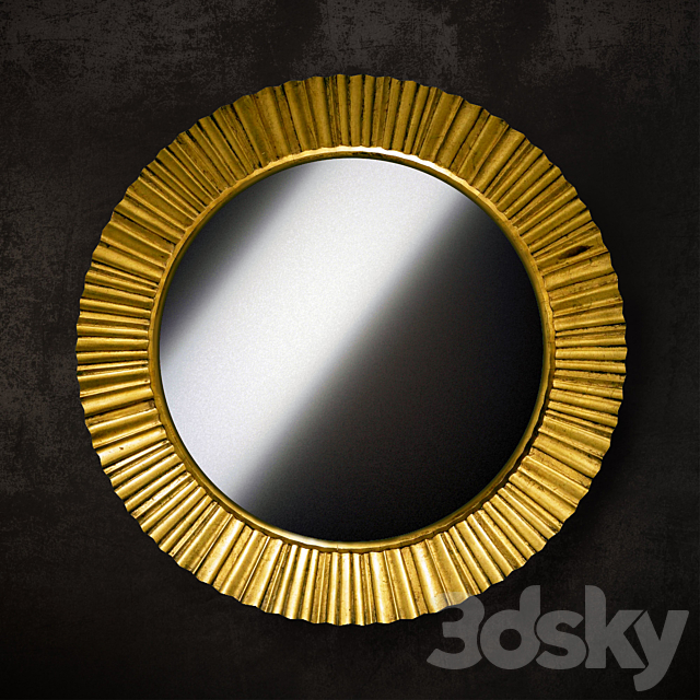 Wall mirror 40 3DSMax File - thumbnail 3