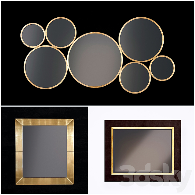 Wall mirror (Collection ?10) 3DSMax File - thumbnail 1