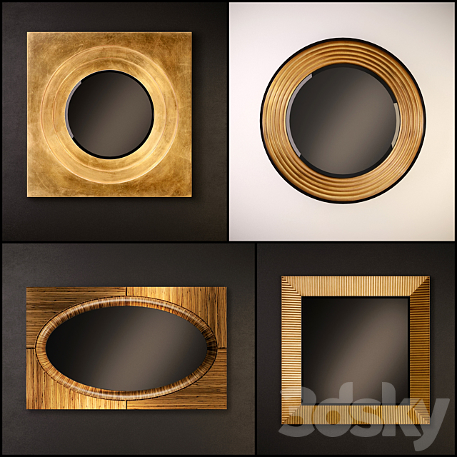 Wall mirror (Collection ?5) 3DSMax File - thumbnail 1