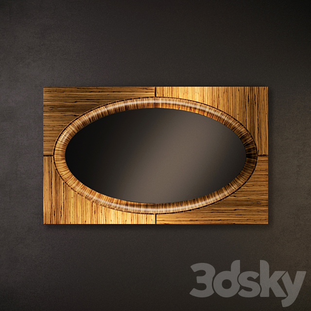 Wall mirror (Collection ?5) 3DSMax File - thumbnail 3