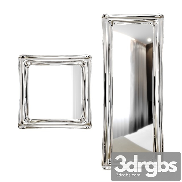 Wall mirror sinuo modern mirror by riflessi - thumbnail 1