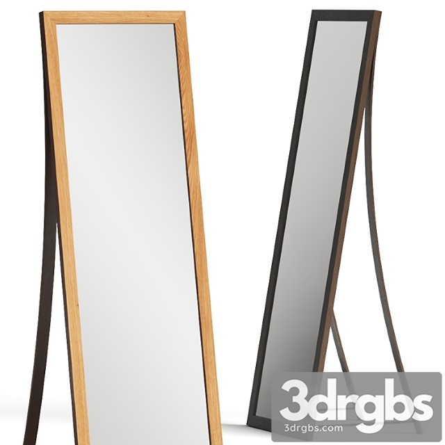 We do wood framed standing floor mirror - thumbnail 1