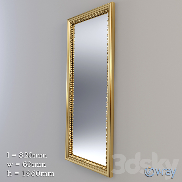 Zerkalo_Mirror 3DSMax File - thumbnail 2