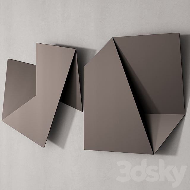 180 other decoration 04 decorative wall art 04 3DS Max Model - thumbnail 3