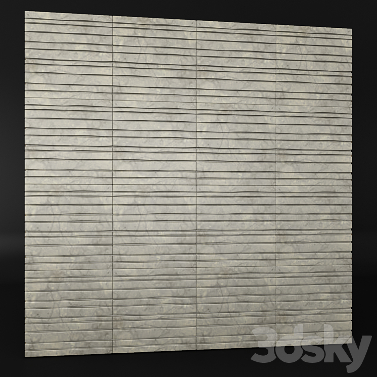 3d decorative panel 3DS Max - thumbnail 2