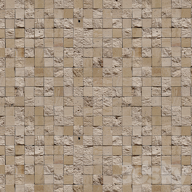 3D mosaic travertine 3DSMax File - thumbnail 2