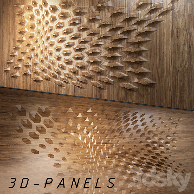 3D panel (parametric) 3DS Max - thumbnail 1